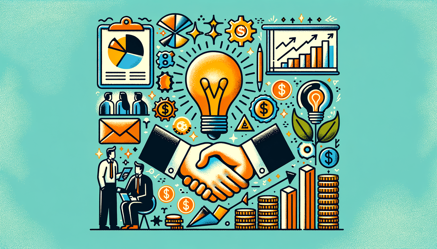 illustration depicting the concept of value creation in consulting